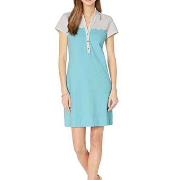 Lilly Pulitzer NWT Tonda Polo Dress Blue Ibiza, Small - Picture 4 of 12